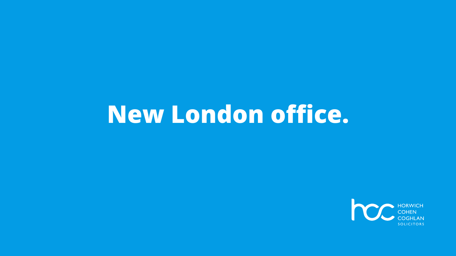 New London office for HCC Solicitors