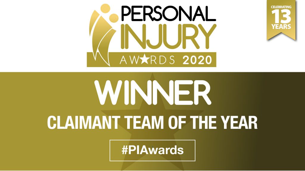 HCC Solicitors - Claimant Team of the Year Personal Injury Awards 2020