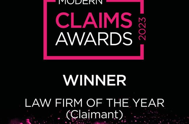 Claimant Law Firm of the Year 2023 HCC Solicitors