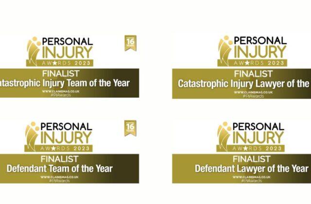 HCC Solicitors shortlisted in Personal Injury Awards 2023