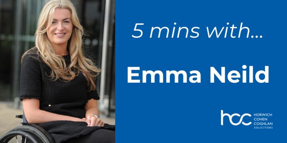 5 mins with Emma Neild of HCC Solicitors 