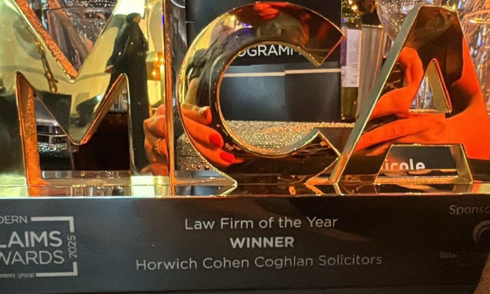 Law Firm of the Year 2025 winning trophy