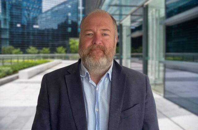 Ken Brough outside office